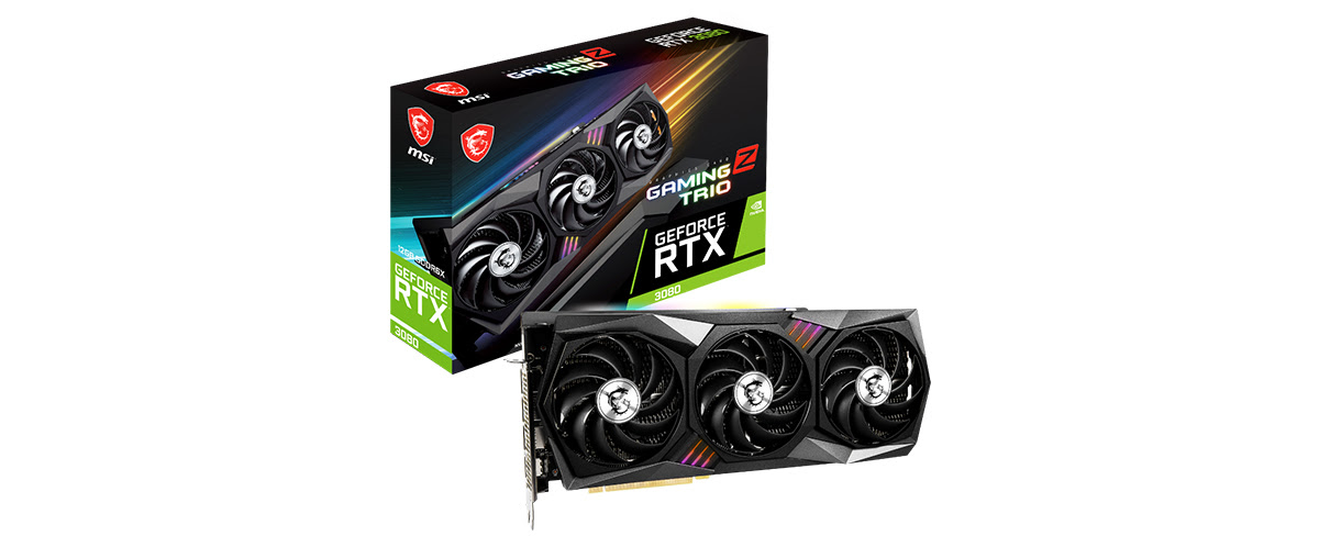 MSI Gaming Trio RTX 3080 12GB 4800b